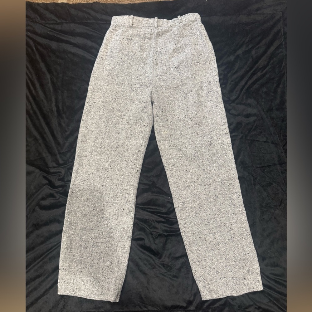 Tory Burch Women's Gray Tweed Joggers - Picture 6 of 9